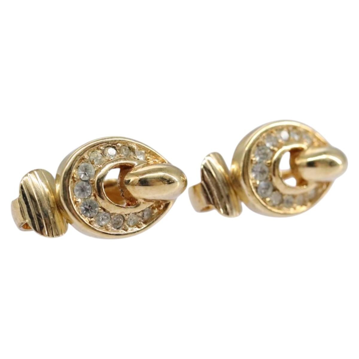 Christian Dior Vintage clip-on earrings Metal