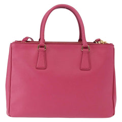 Prada Double Zip Lux Tote Saffiano Leather