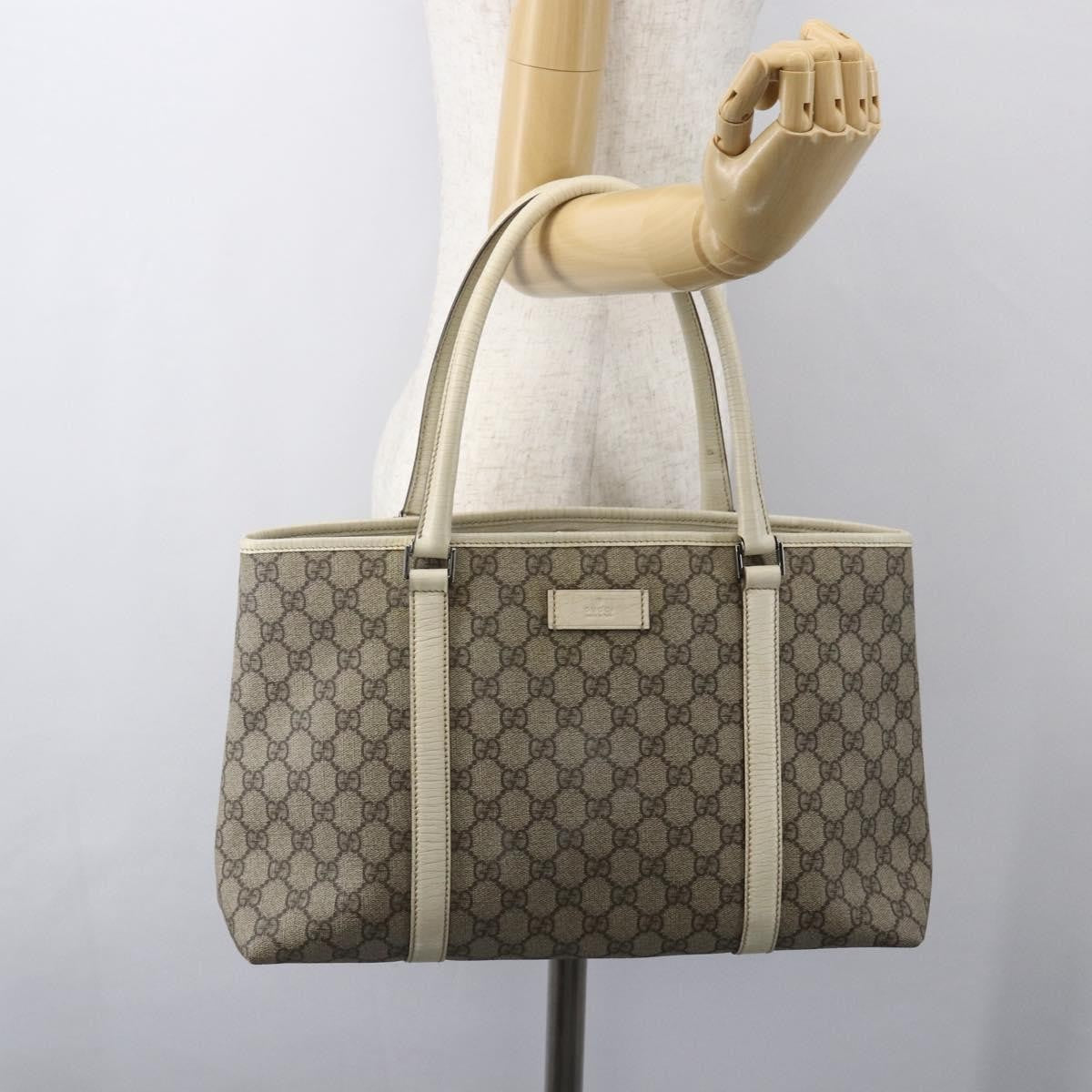 Gucci Joy Tote GG Coated Canvas with Leather