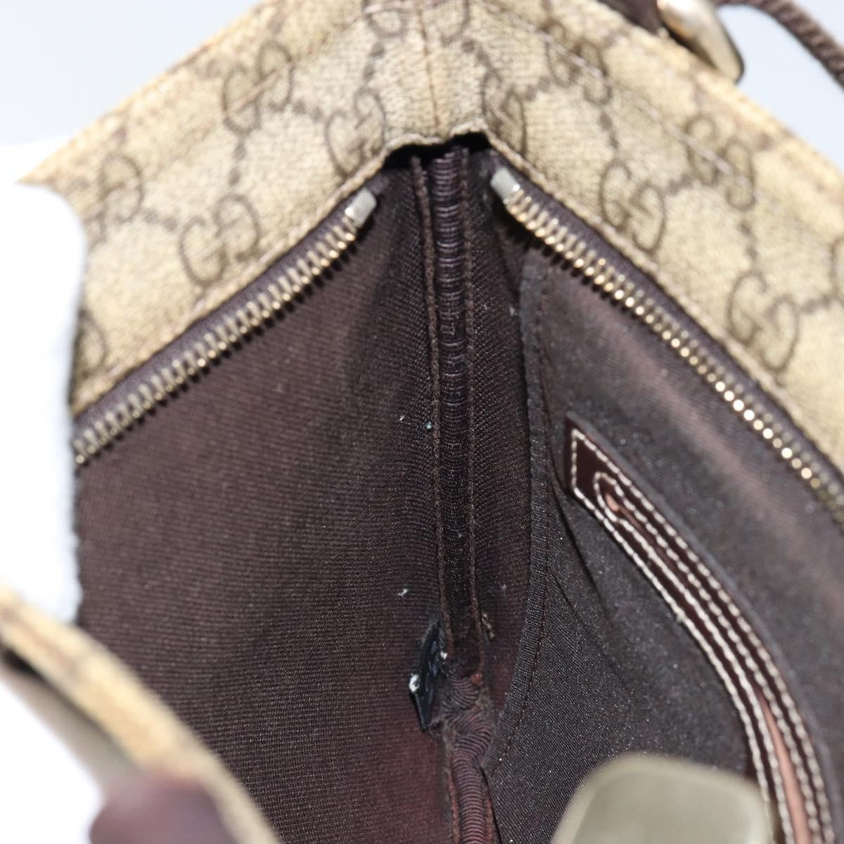 Gucci Flat Messenger Bag GG Canvas