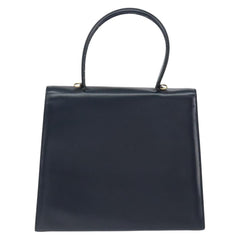 Celine Circle Logo Handbag Leather
