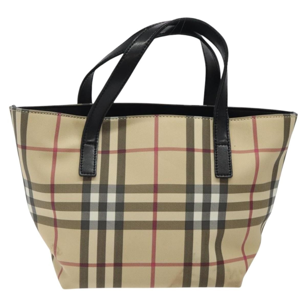 Burberry Nova Check Tote canvas check pattern
