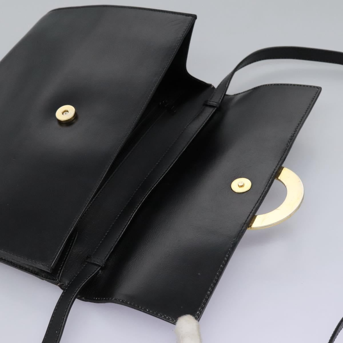 Celine Vintage Circle Logo Crossbody Bag Leather