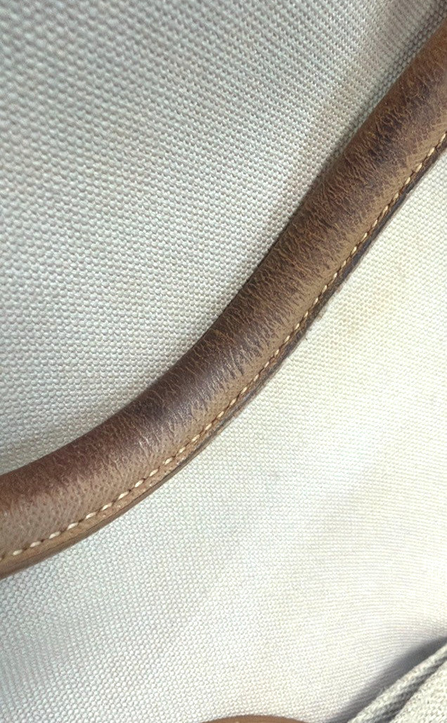 Prada Convertible Tote Canvas and Saffiano Leather