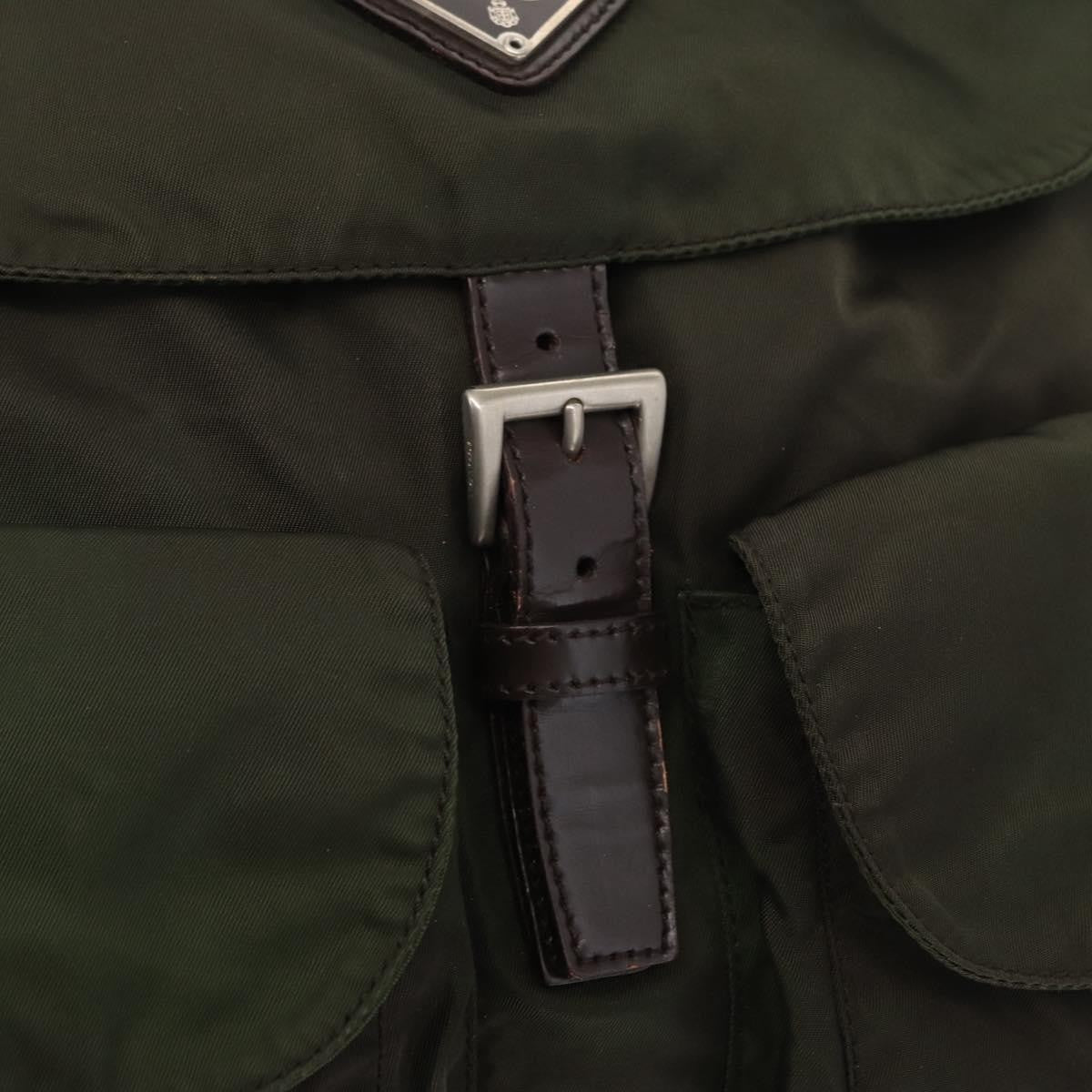 Prada Double Front Pocket Backpack Tessuto