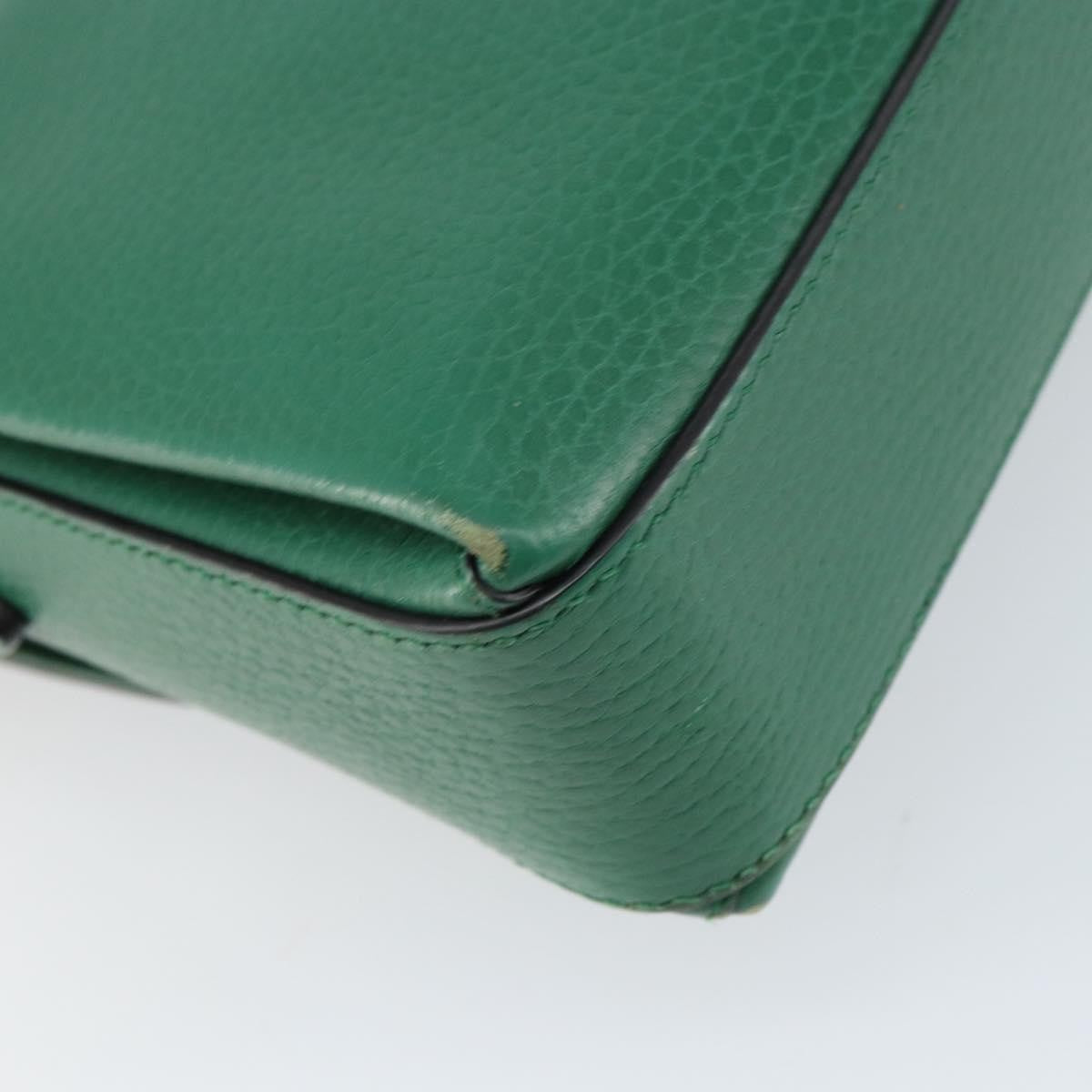 Gucci Interlocking Chain Crossbody Bag Leather