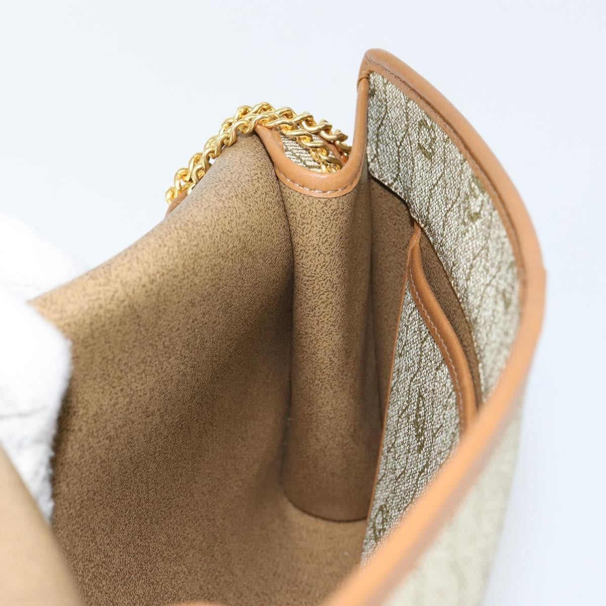 Christian Dior Vintage Honeycomb chain Canvas