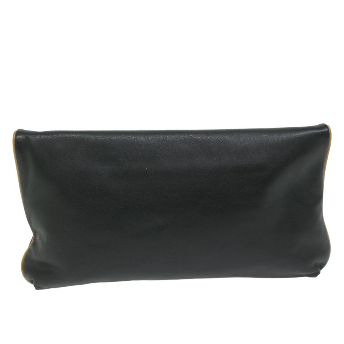 Celine Logo Triomphe Pouch Leather