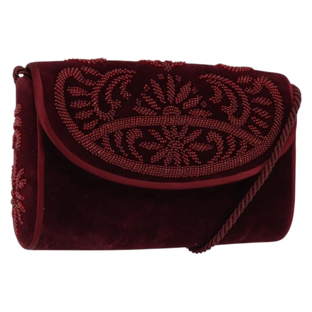 Bally Vintage Shoulder Bag Velvet