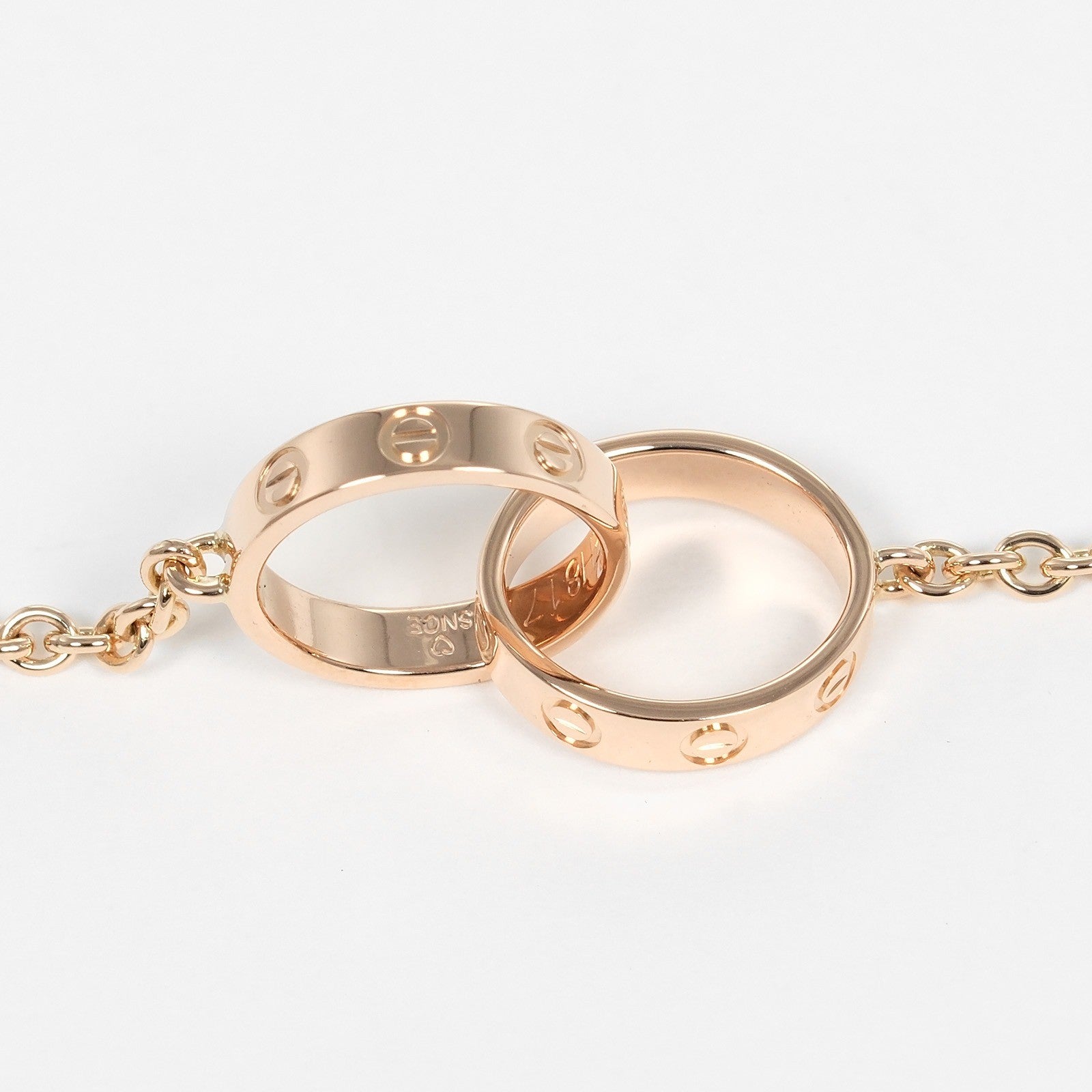 Cartier Baby Love Necklace 18K Pink gold