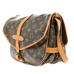Louis Vuitton Saumur Handbag Monogram Canvas