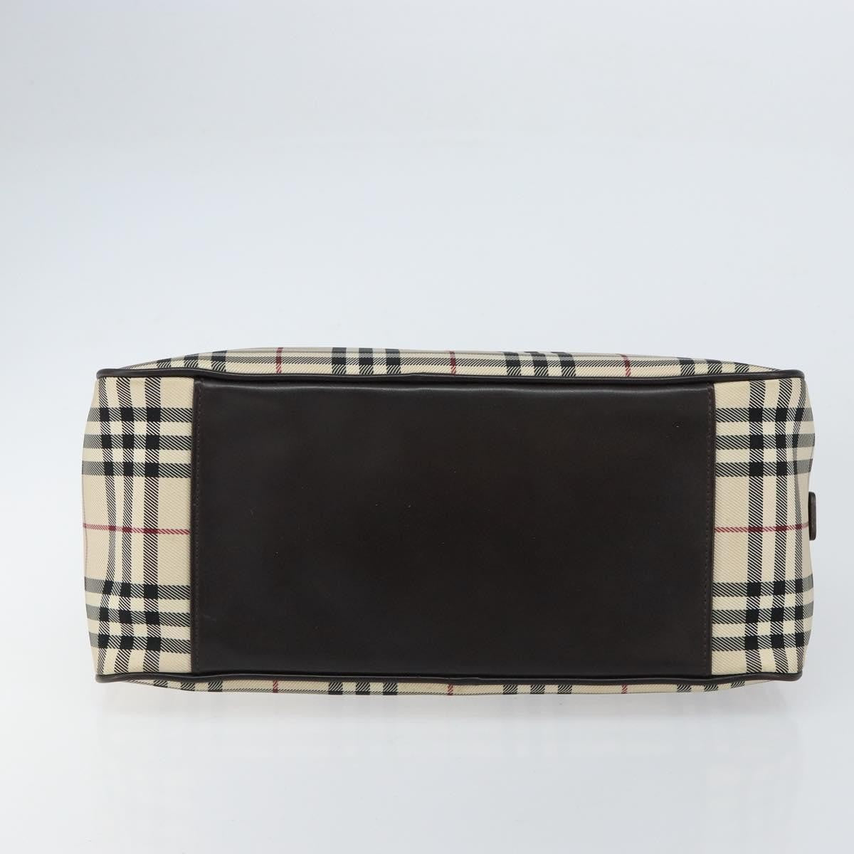 Burberry Nova Check Bowling Bag Canvas