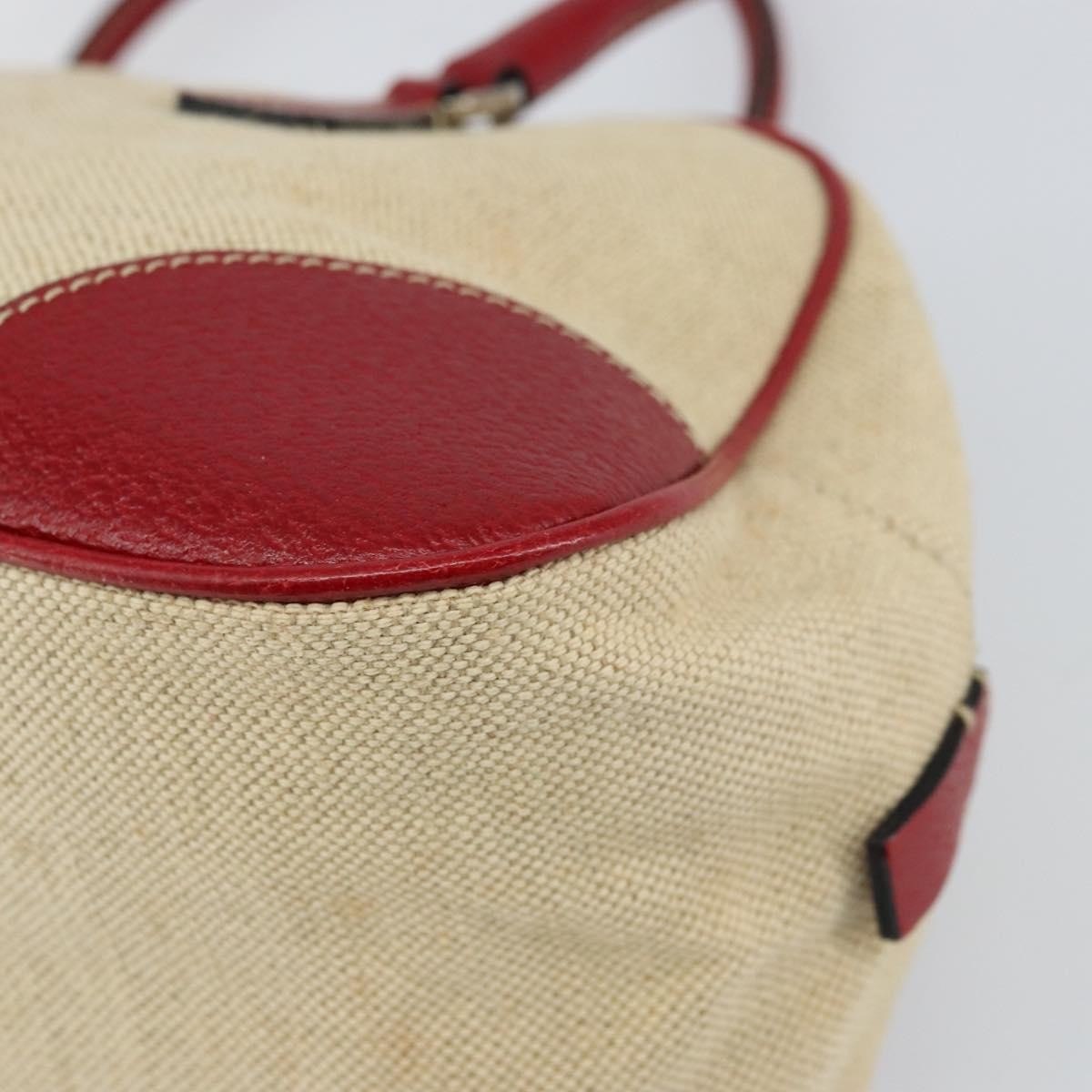 Prada Bowler Bag Canvas with Leather
