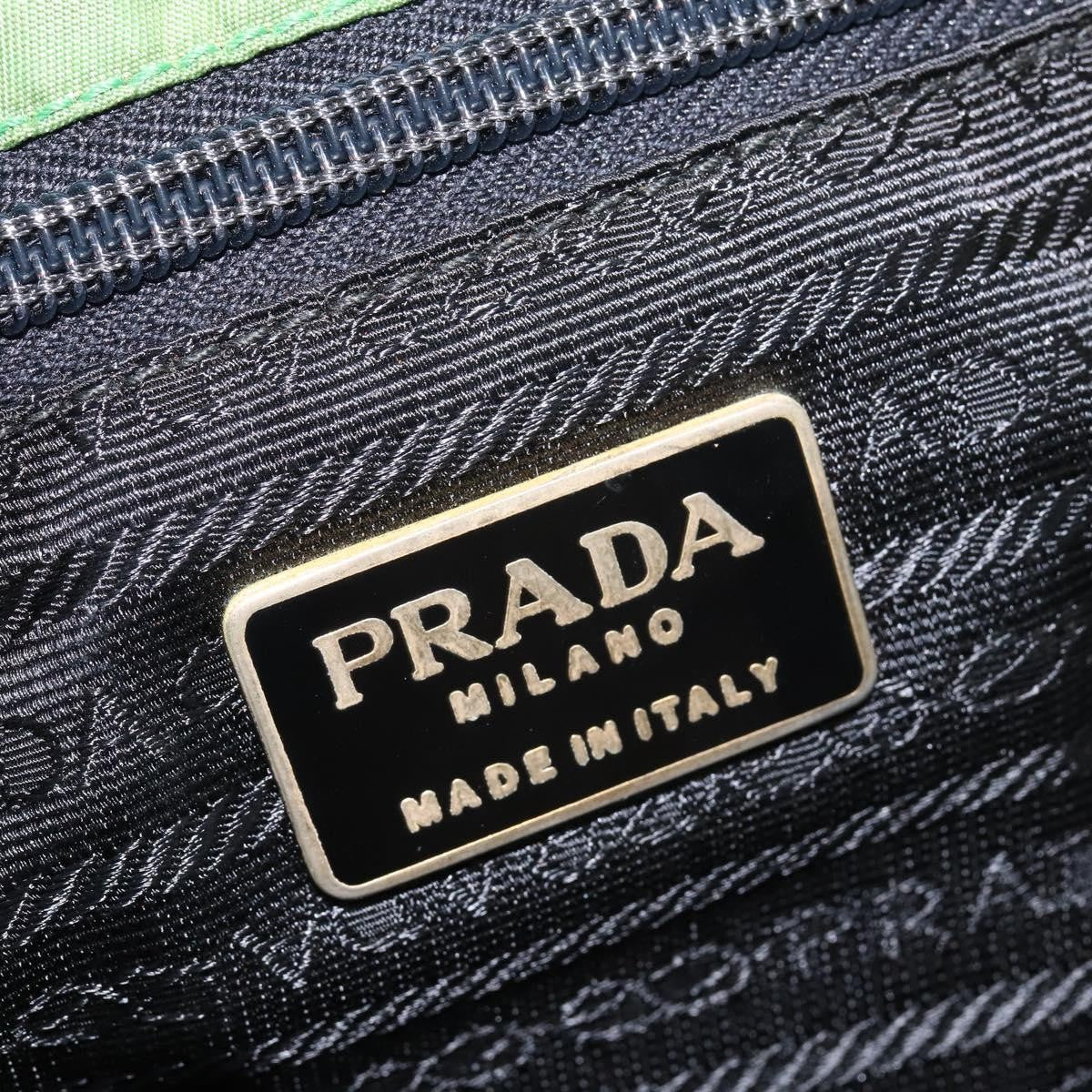 Prada Metal Handles Tote Tessuto