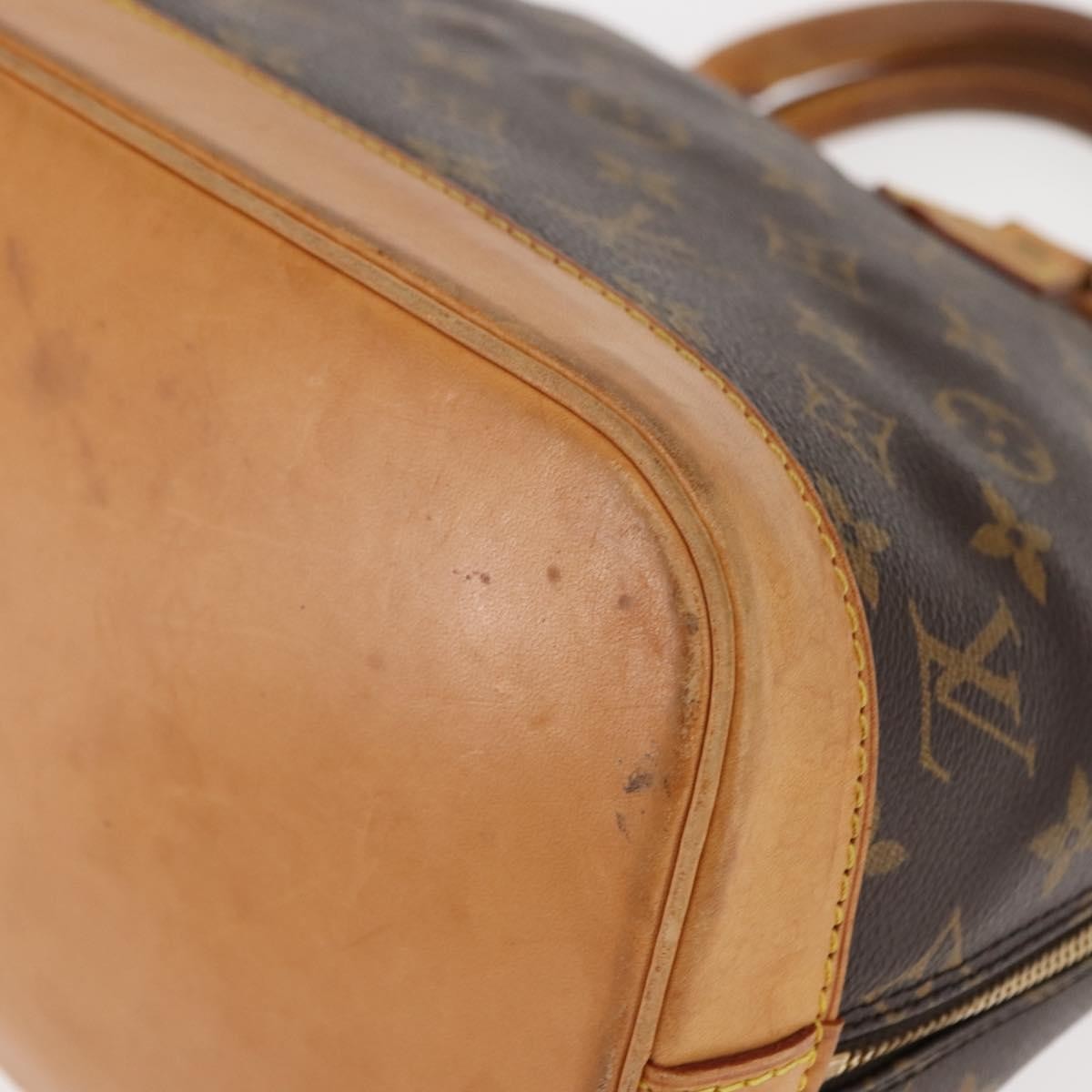 Louis Vuitton Alma Handbag Monogram Canvas