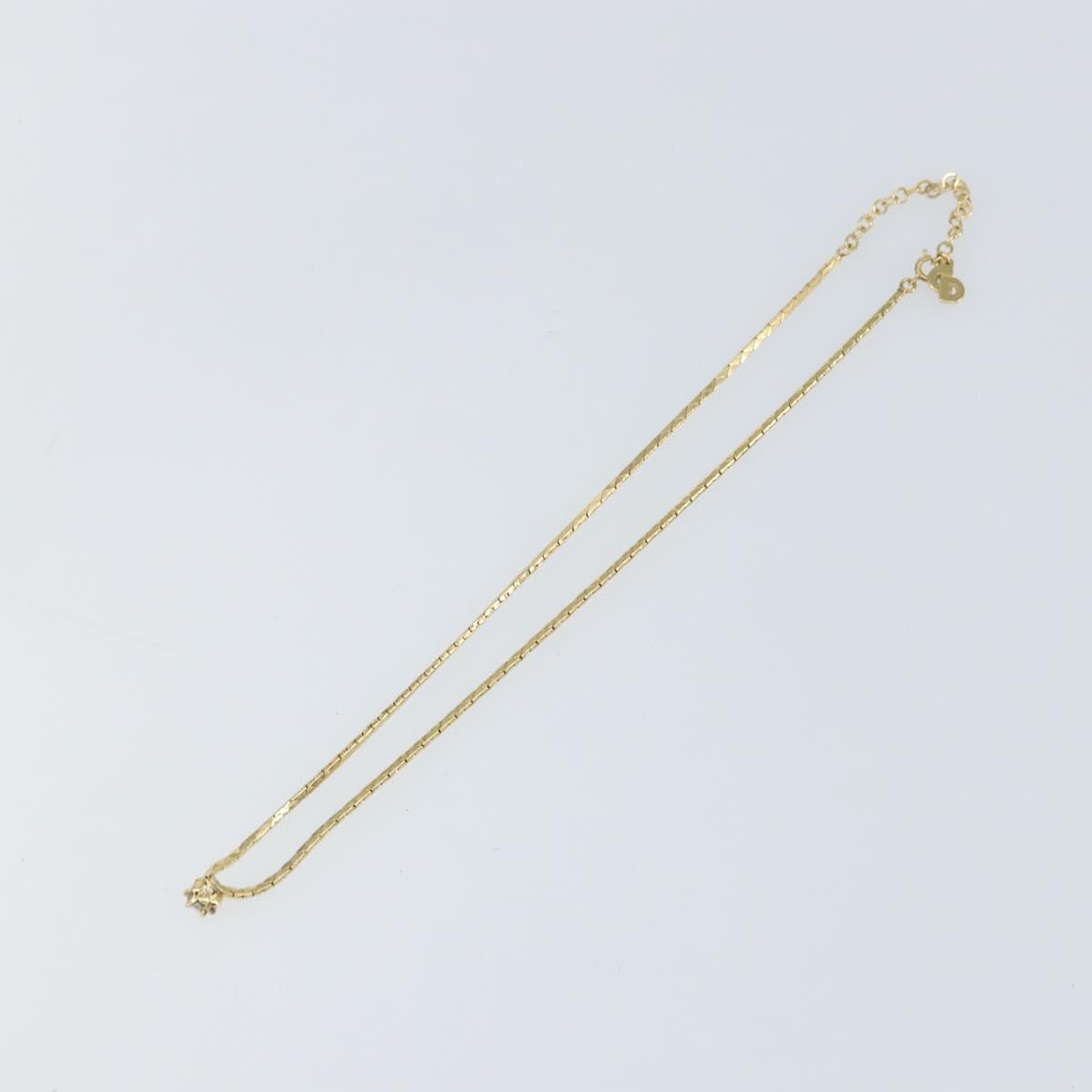 Christian Dior CD Logo necklace Metal