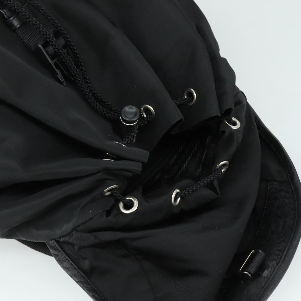 Prada Double Front Pocket Backpack Tessuto