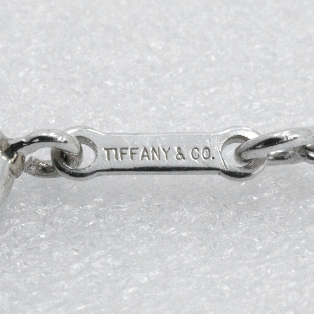 Tiffany & Co. Elsa Peretti Bean Pendant Necklace Sterling Silver