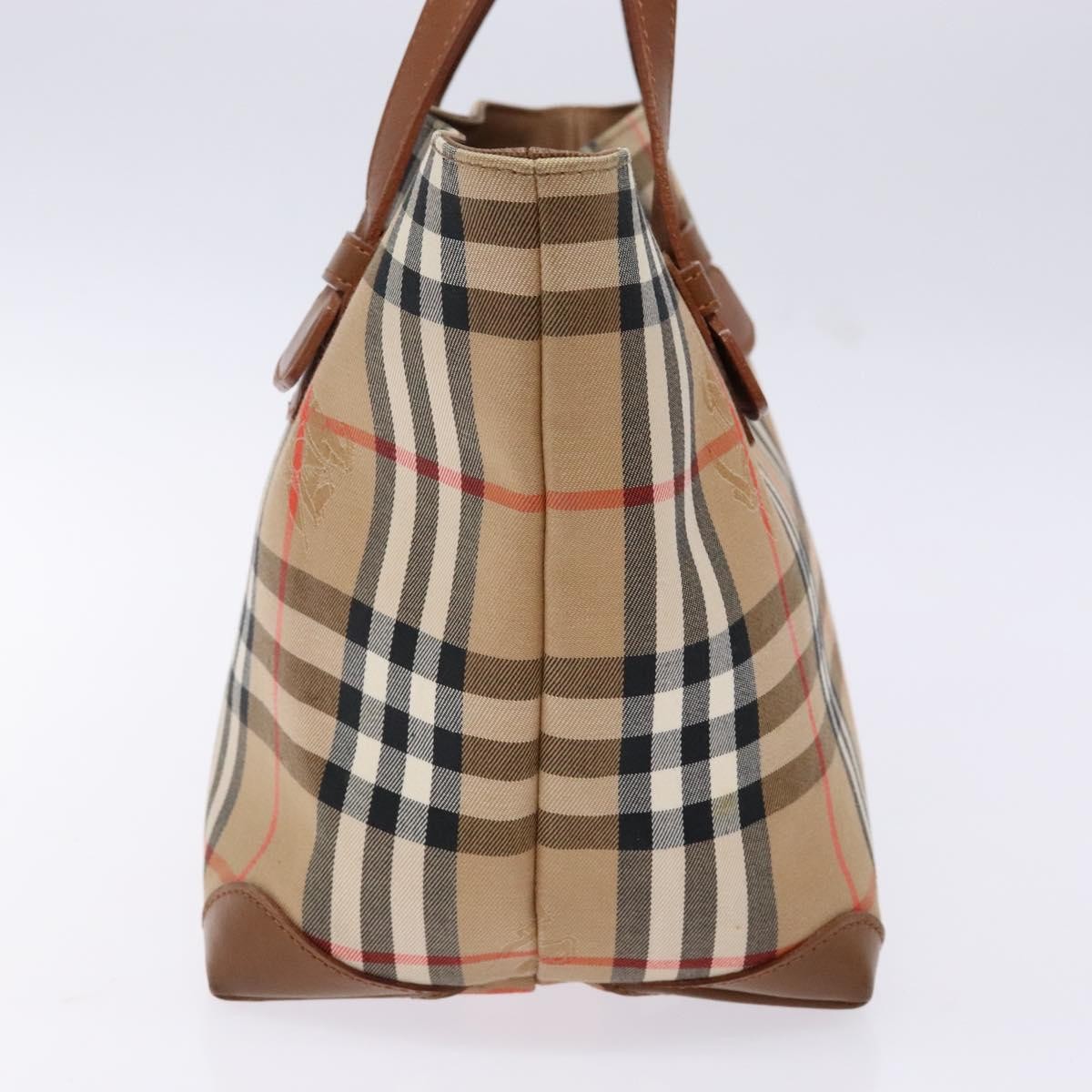 Burberry Nova Check Tote Canvas and Leather