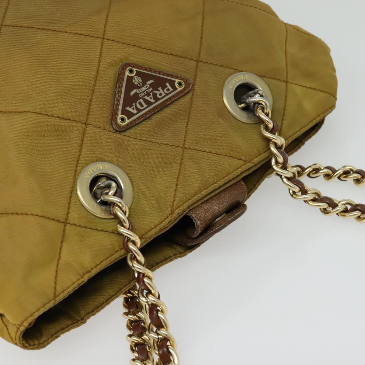 Prada Vintage Chain Tote Tessuto