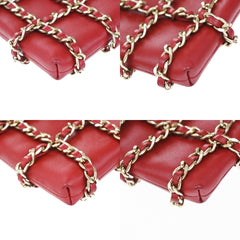 Chanel Tech Me Out Clutch With Chain Lambskin