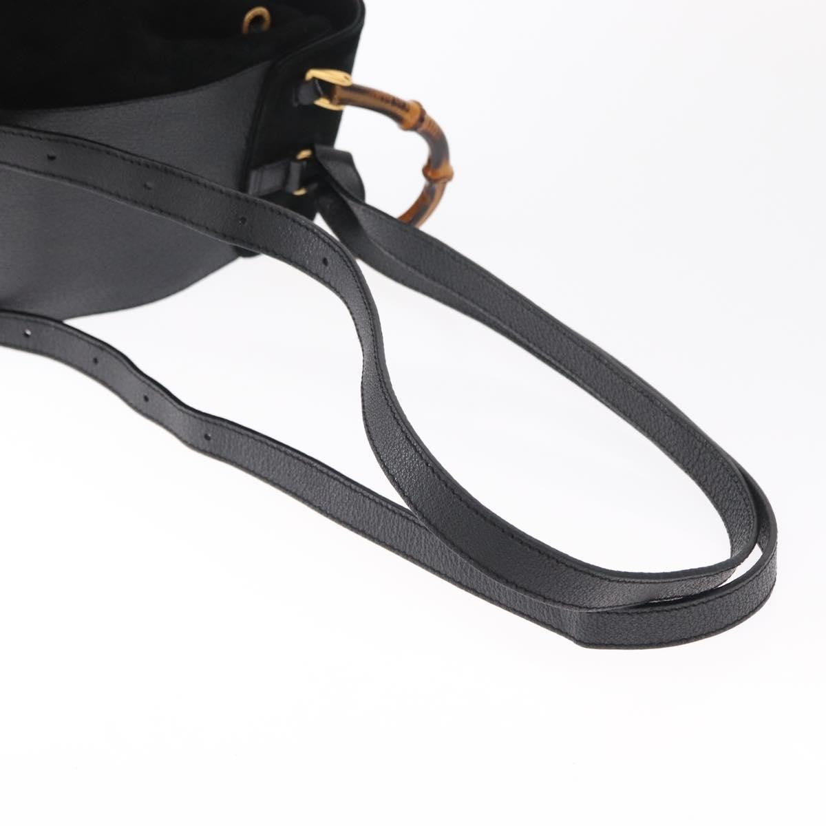 Gucci Vintage Bamboo Backpack Suede