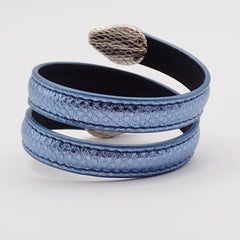 Bvlgari Serpenti Forever Double Wrap Bracelet Leather