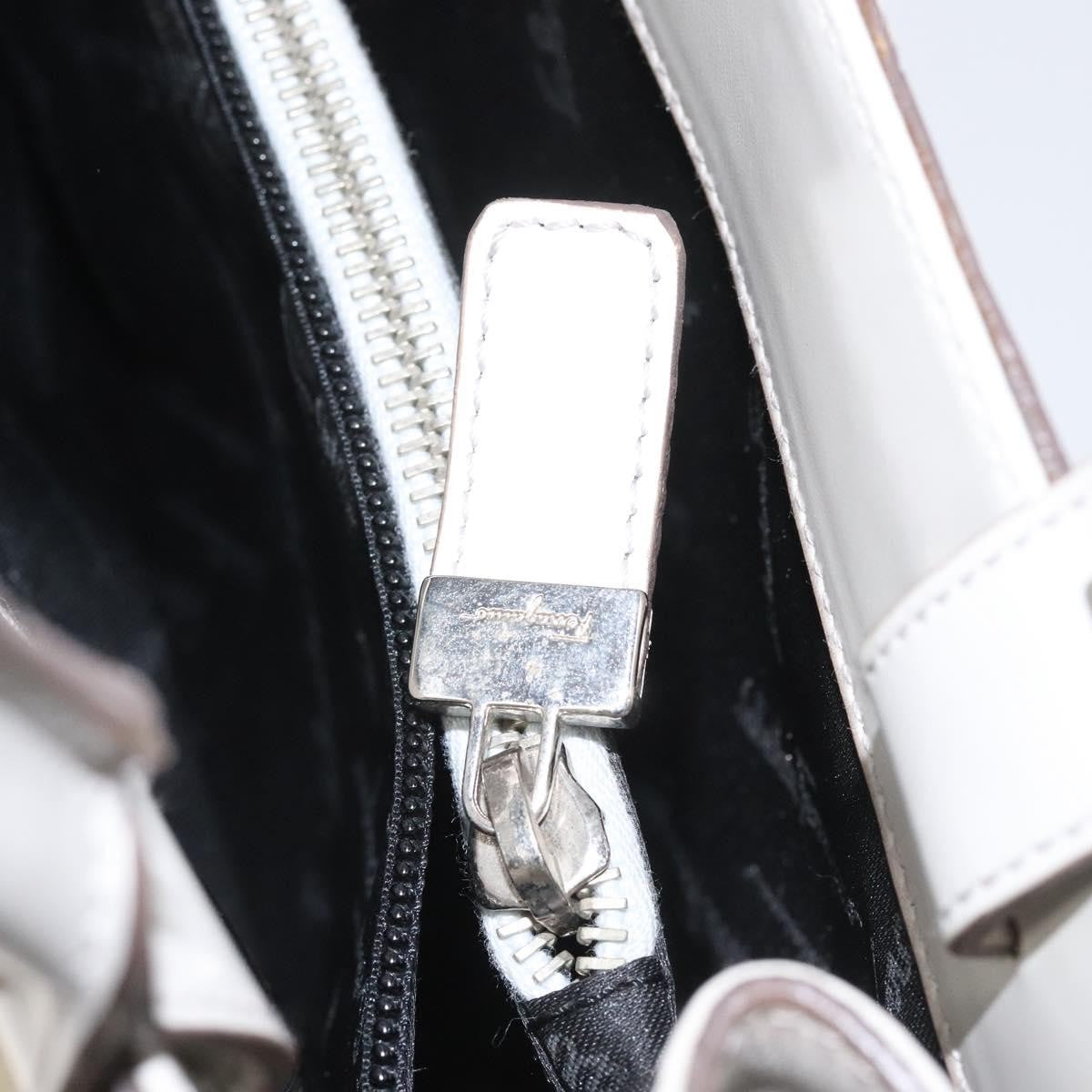 Salvatore Ferragamo Gancini Shoulder Bag Leather