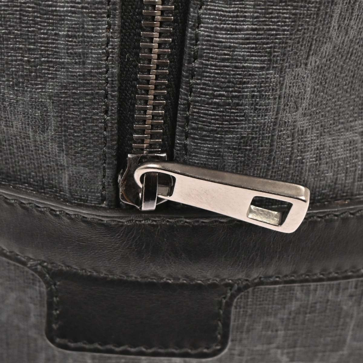 Gucci Vintage Duffle Bag GG Coated Canvas