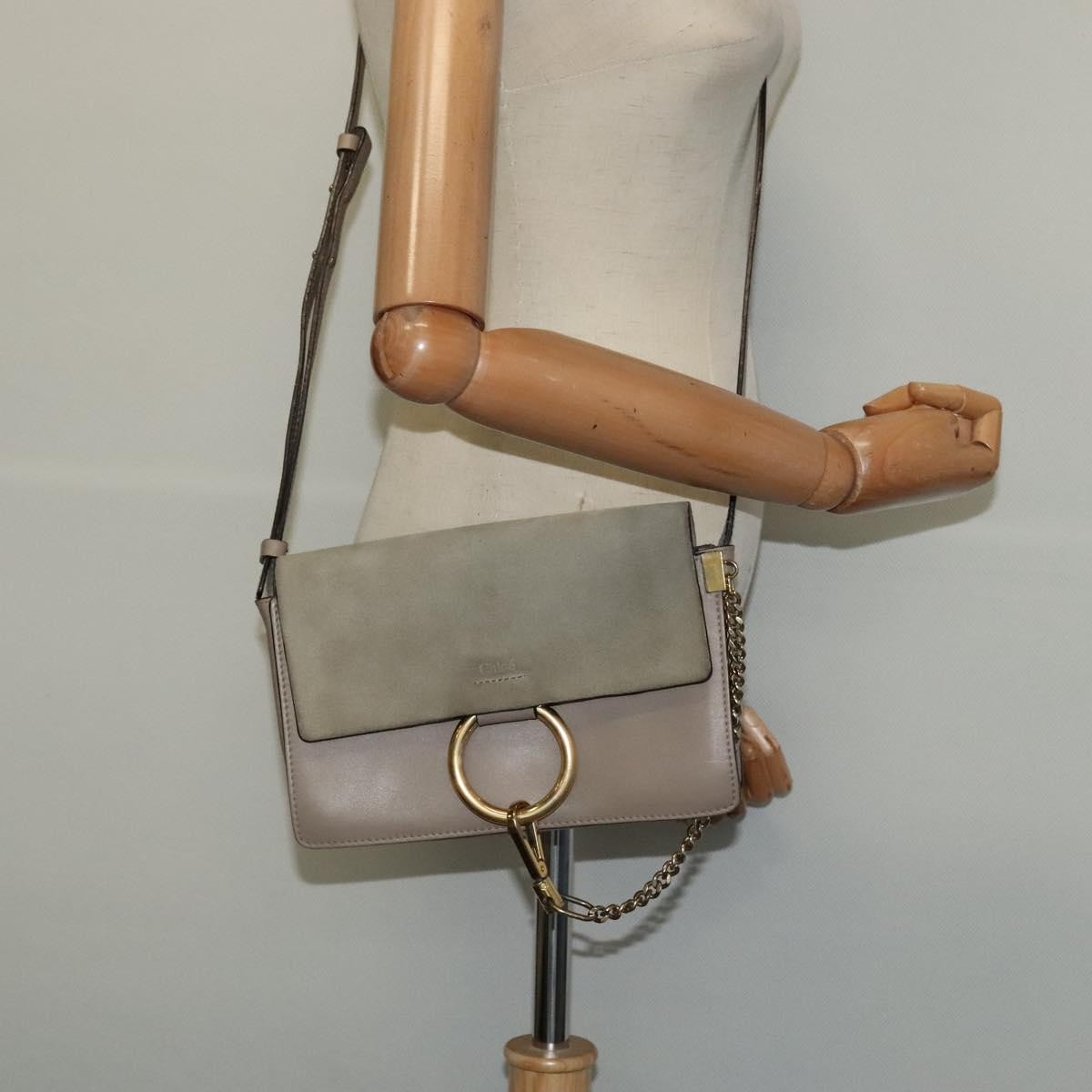 Chloe Faye Crossbody Leather and Suede