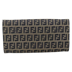 Fendi FF Continental Wallet Canvas