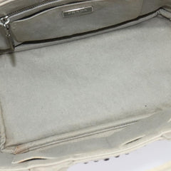 Prada Canapa Convertible Tote Rhinestone Embellished Denim