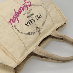 Prada Canapa Convertible Tote Canvas