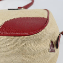 Prada Bowler Bag Canvas with Leather