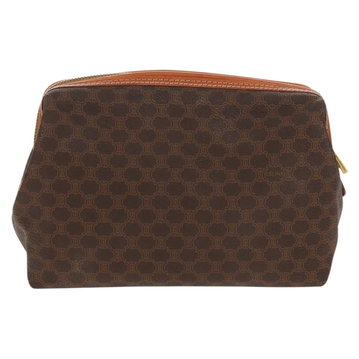 Celine Macadam Pochette Canvas and Leather