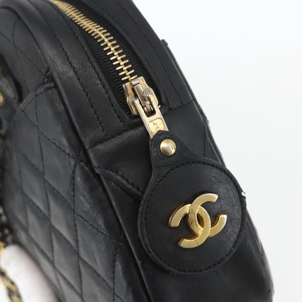 Chanel Vintage Camera Bag Quilted Leather