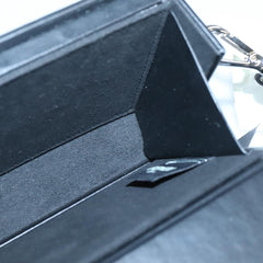 Fendi Logo Horizontal Box Crossbody Bag Leather