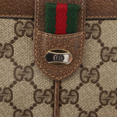 Gucci Vintage Shoulder Bag GG Coated Canvas