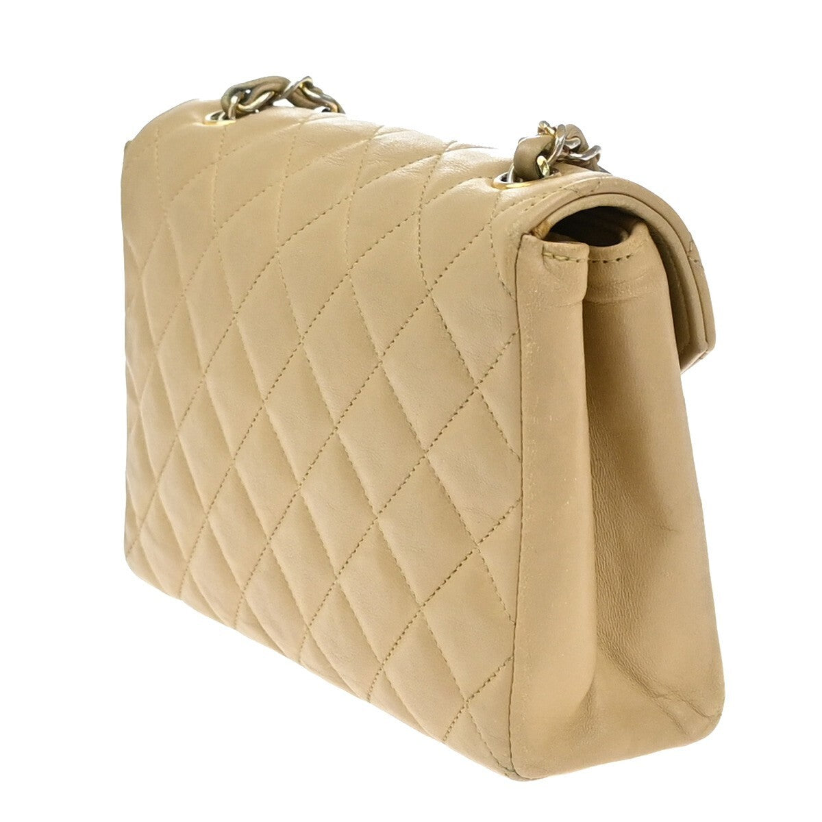 Chanel Vintage Envelope Flap Bag Quilted Lambskin
