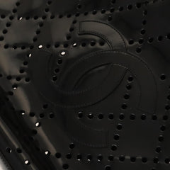 Chanel CC Chain Tote Perforated Patent