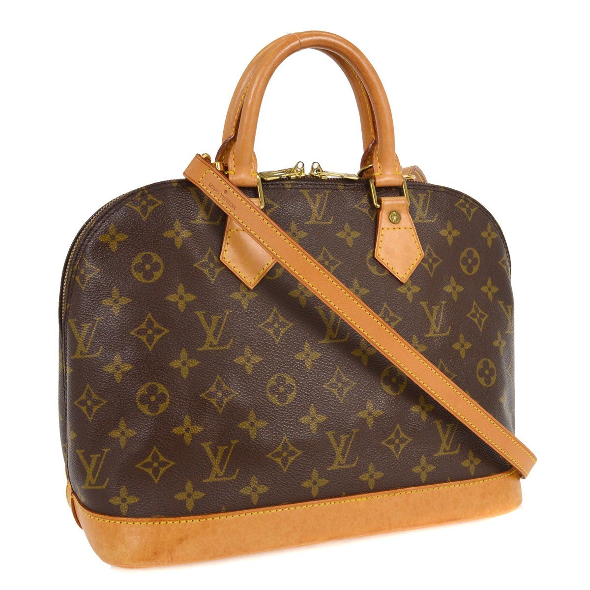 Louis Vuitton Alma Handbag Monogram Canvas