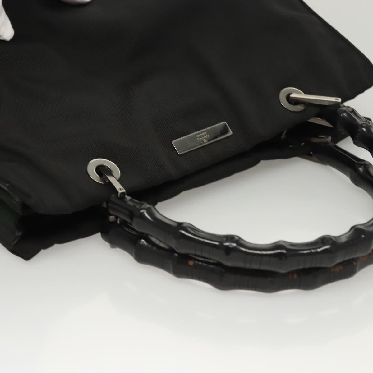 Gucci Vintage Bamboo Handle Tote Nylon