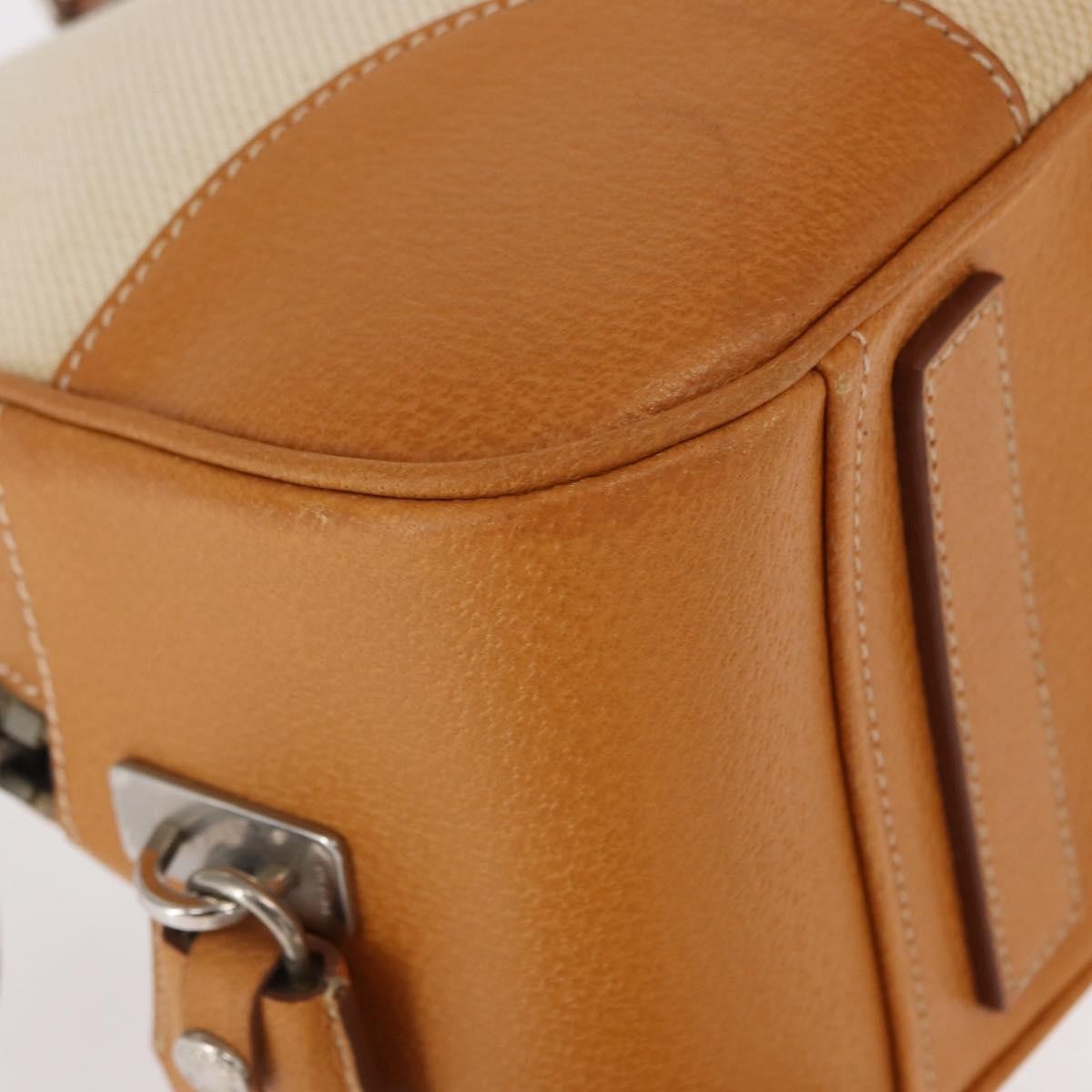 Prada Bowler Bag Canvas with Leather