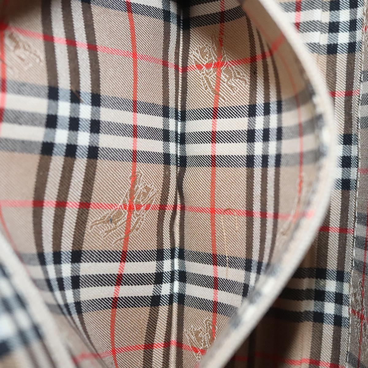 Burberry Logo Zip Around Pouch Leather