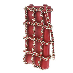 Chanel Tech Me Out Clutch With Chain Lambskin