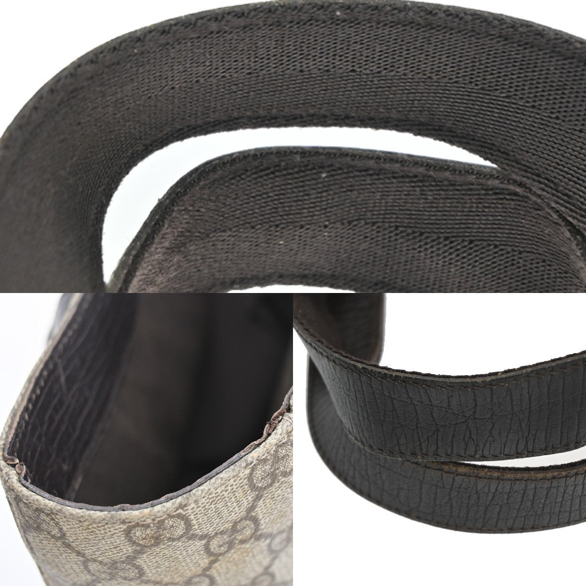 Gucci Belted Tote GG Coated Canvas