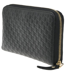 Gucci Signature Zip Around Wallet Guccissima Leather