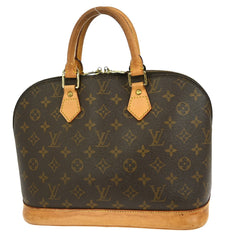 Louis Vuitton Alma Handbag Monogram Canvas