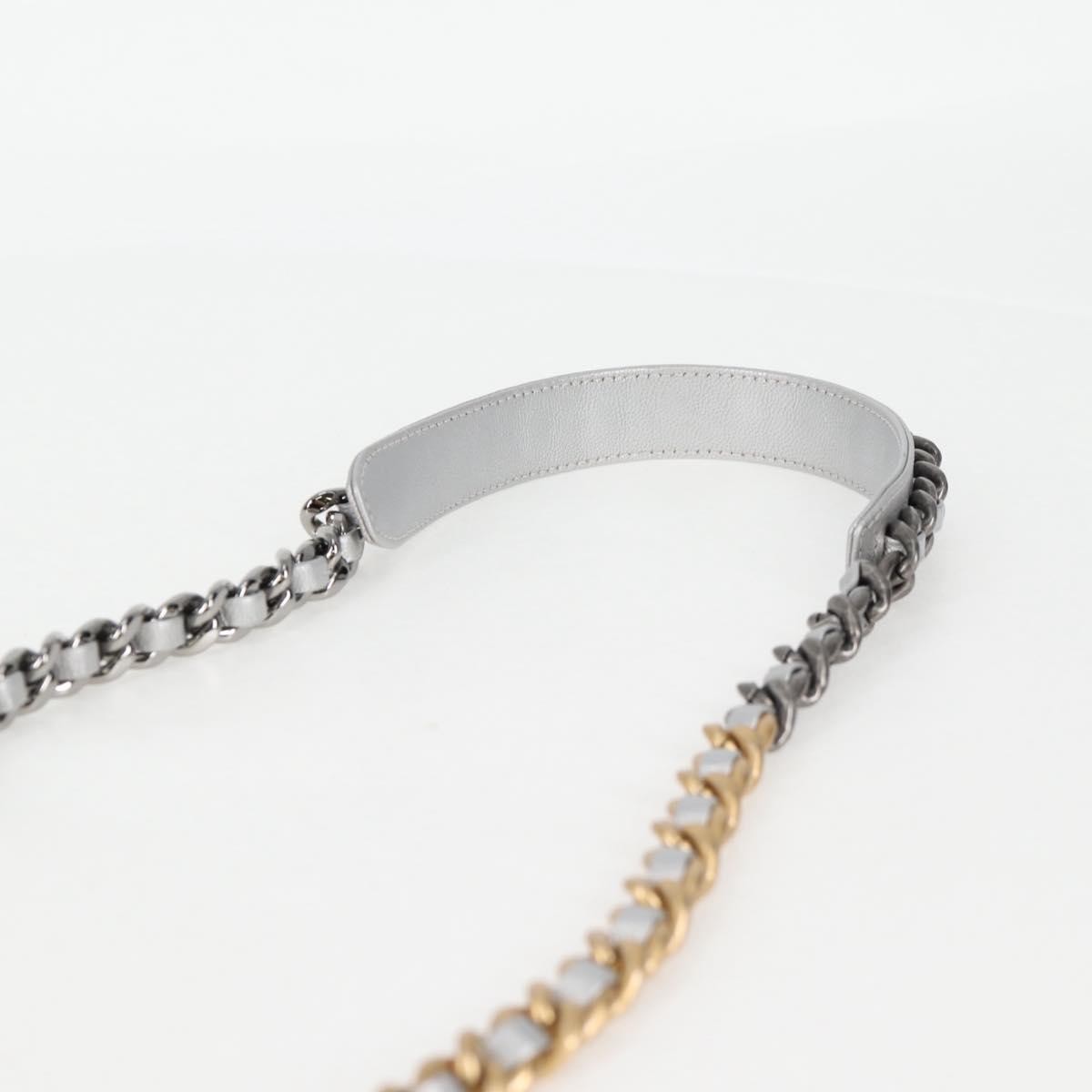 Chanel 19 Round Clutch with Chain Quilted Leather