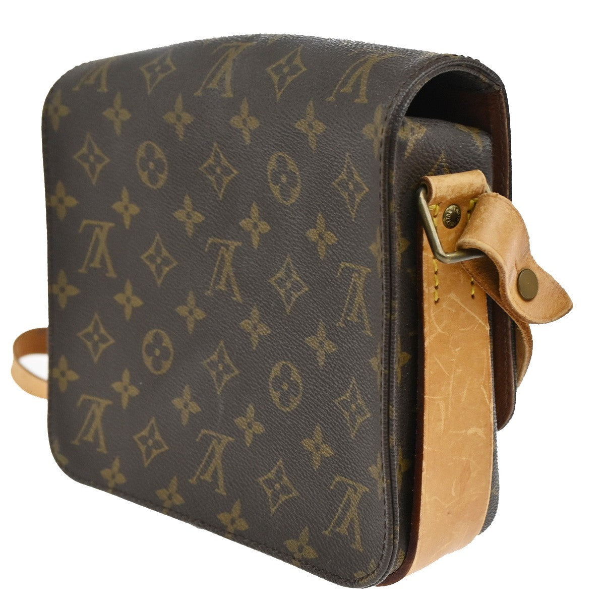 Louis Vuitton Cartouchiere Handbag Monogram Canvas